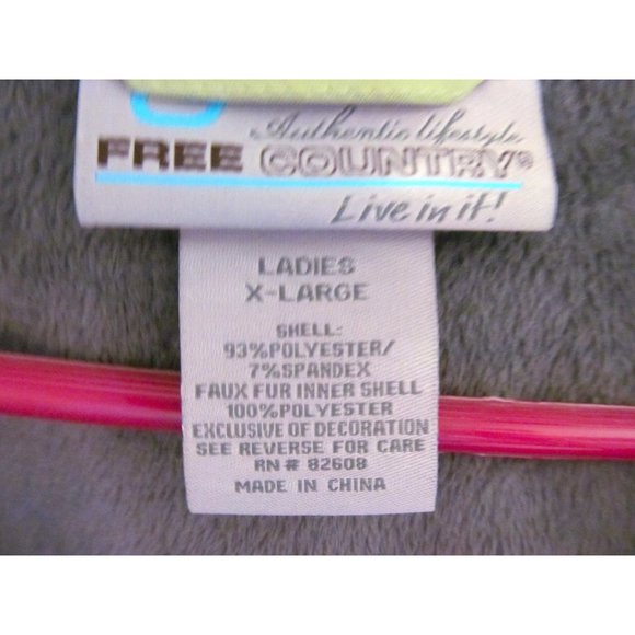 Free Country Ladies Green Jacket Size X Large - Picture 6 of 11